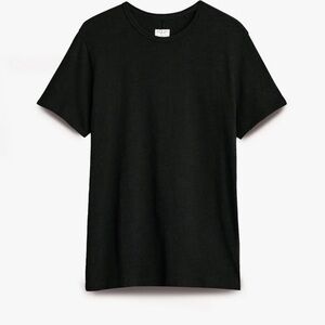 rag & bone Black Short Sleeve Frame Tee